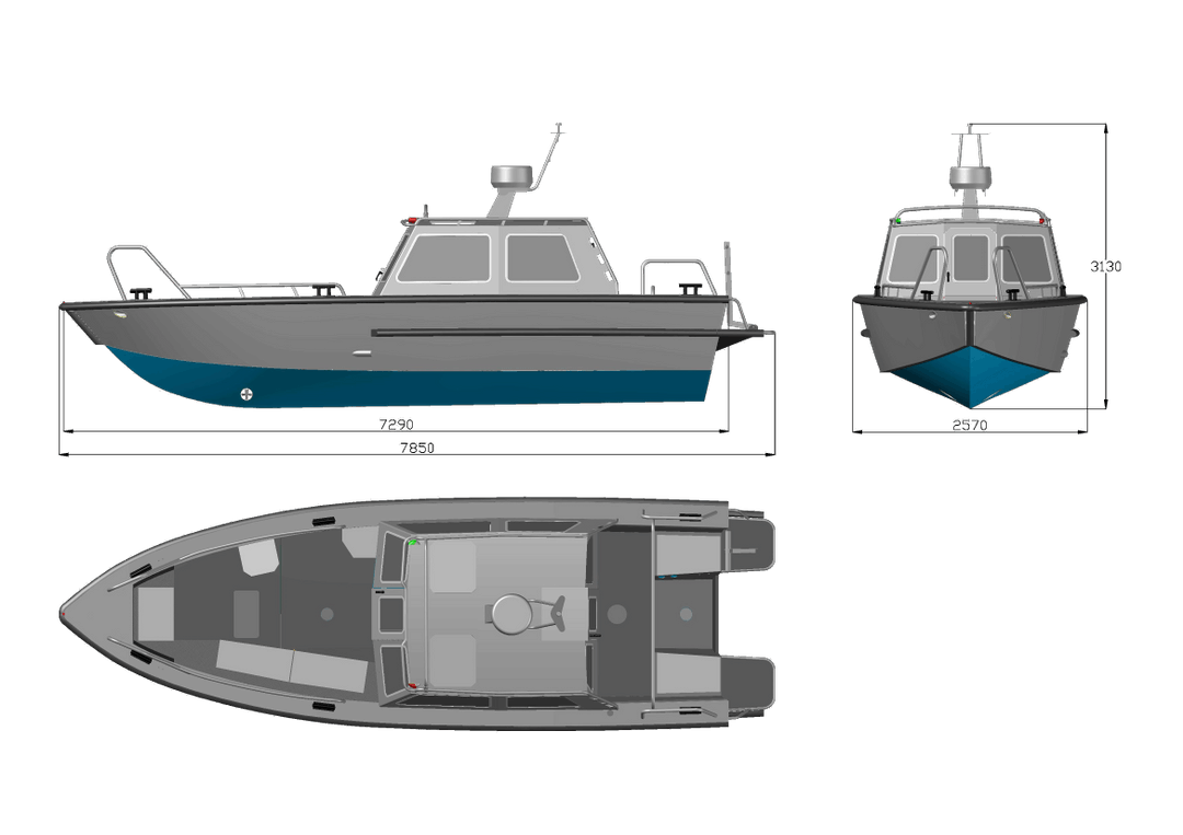 Tärnskär T25 inredningsritning