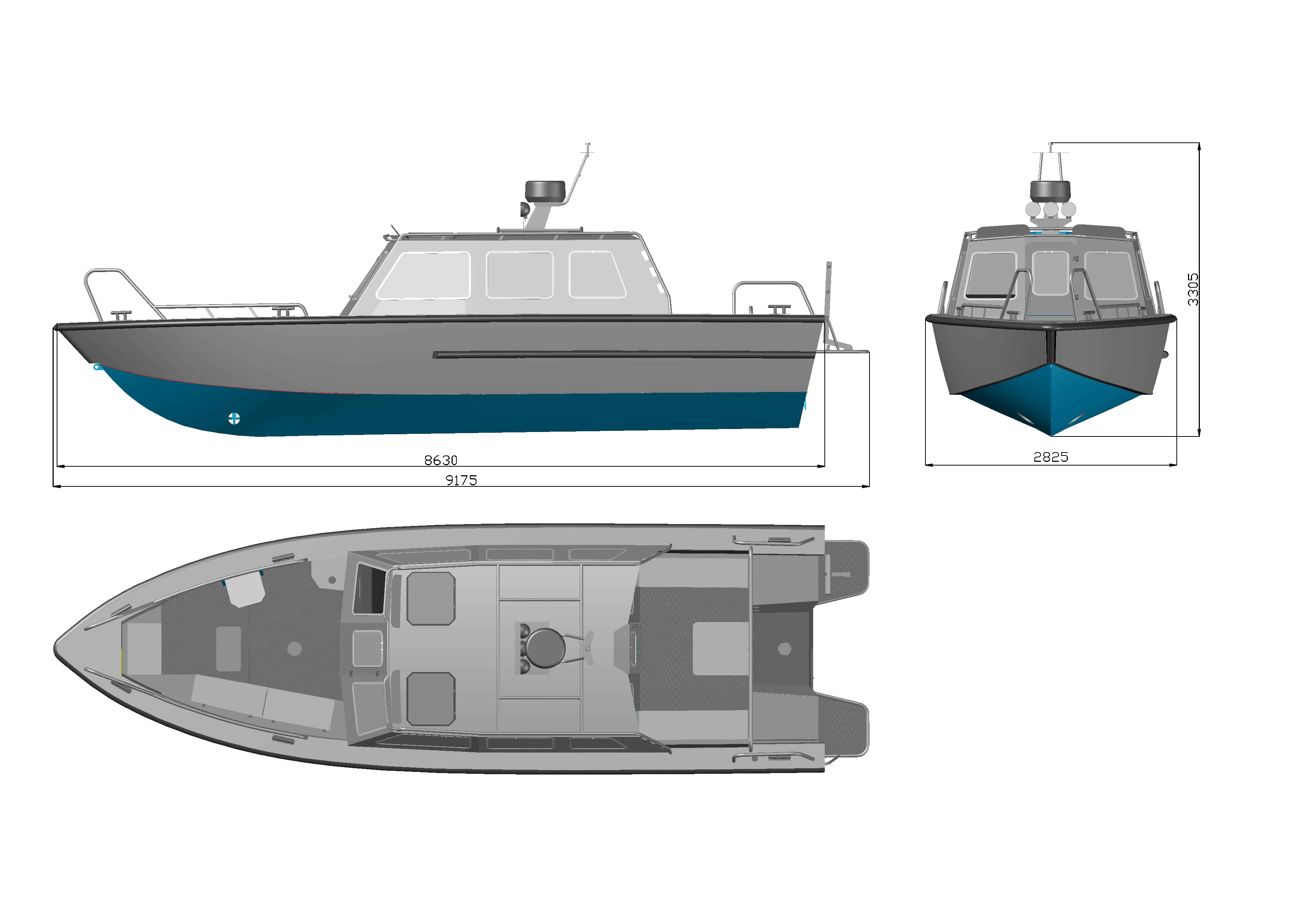 Tärnskär T30 inredningsritning