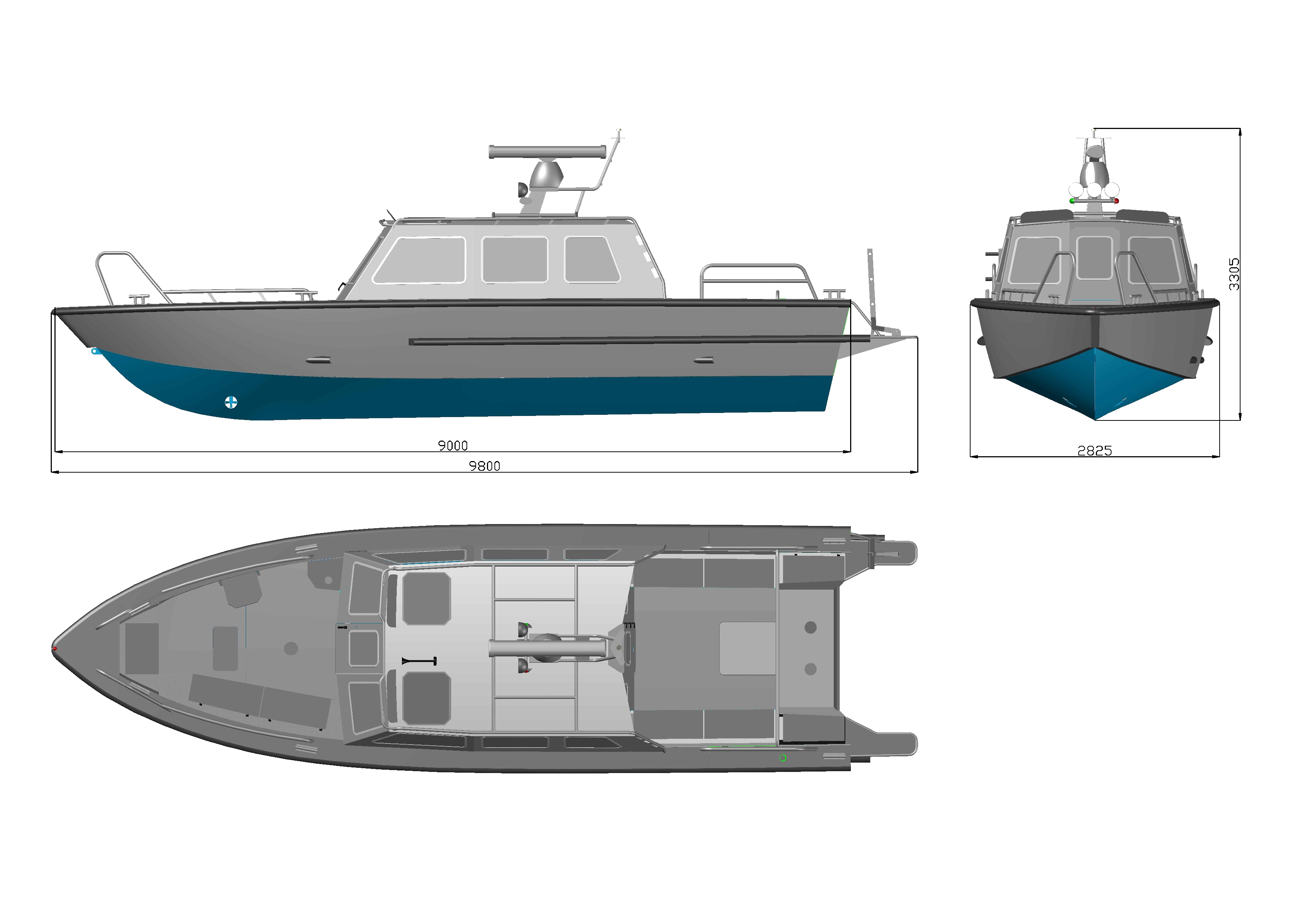 Tärnskär T32.1 inredningsritning